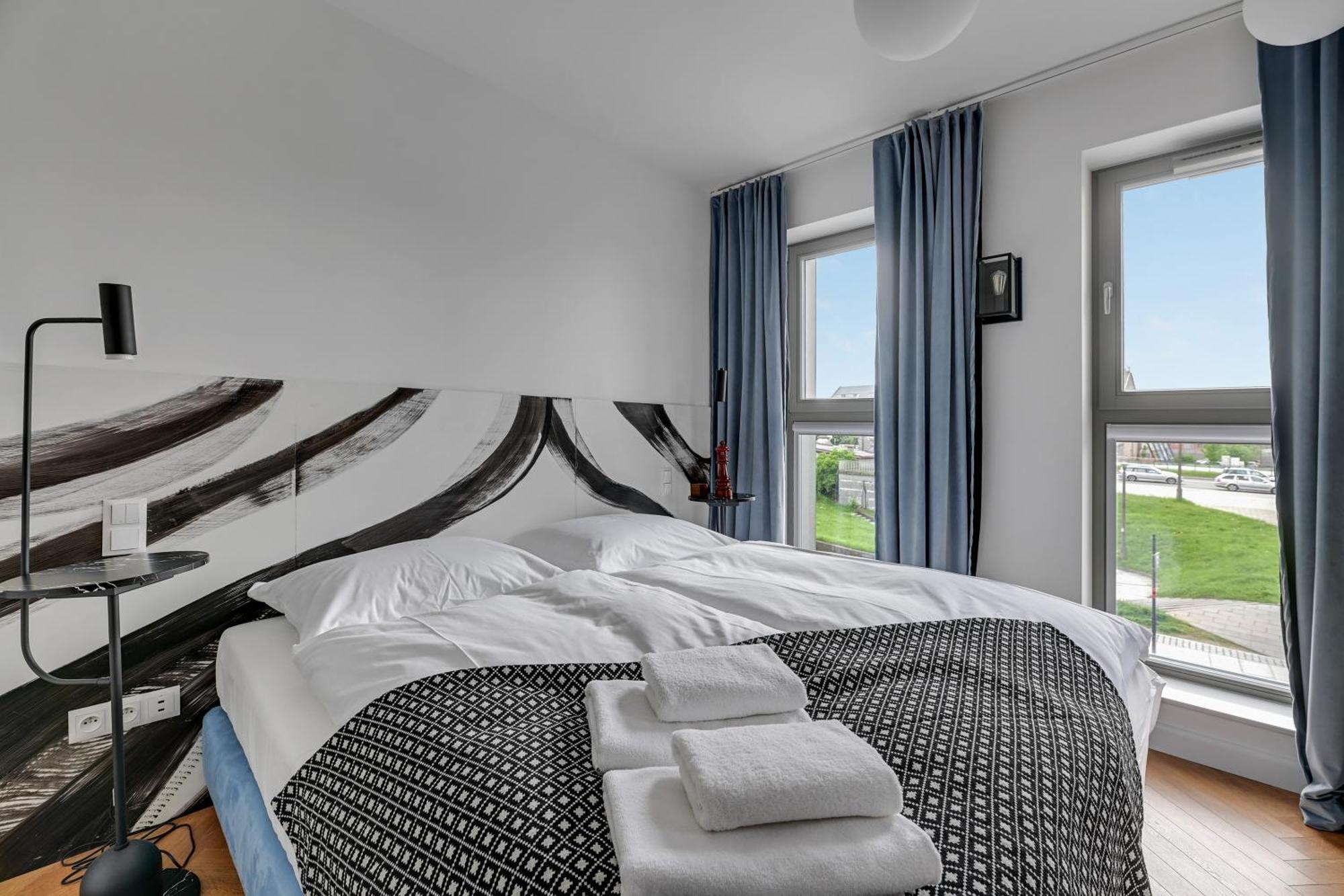 Ferienwohnung Blue Mandarin Old Town Danzig Zimmer foto