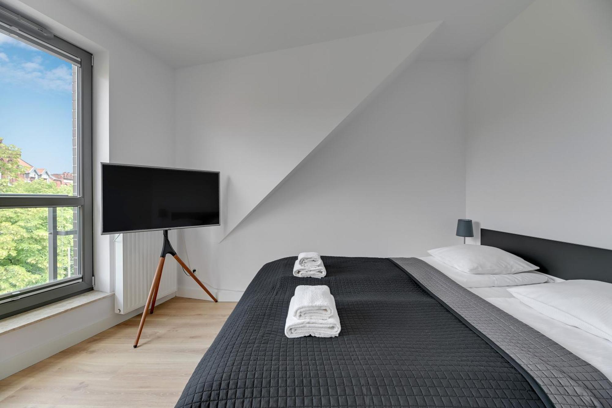 Ferienwohnung Blue Mandarin Old Town Danzig Zimmer foto