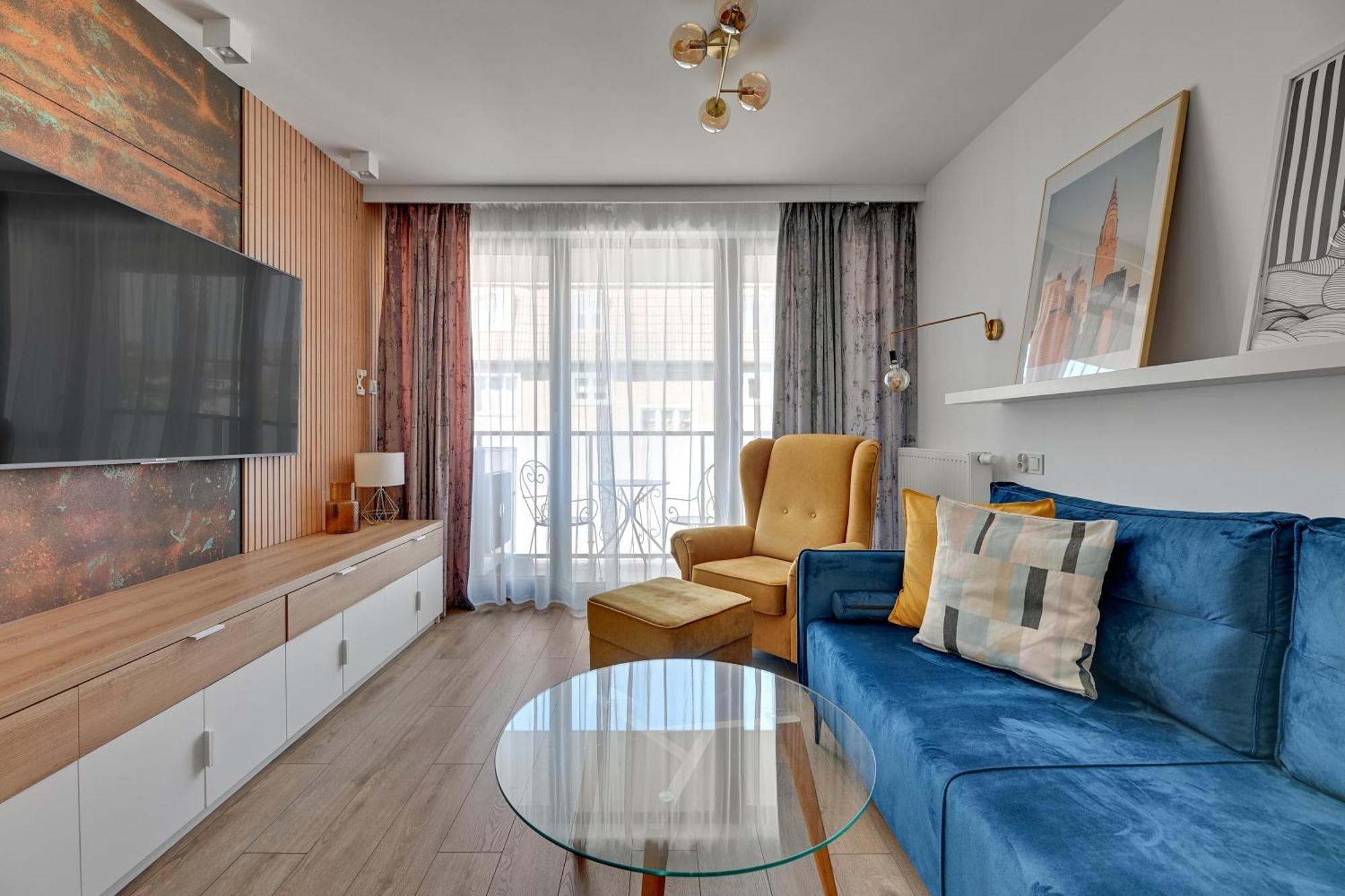 Ferienwohnung Blue Mandarin Old Town Danzig Zimmer foto