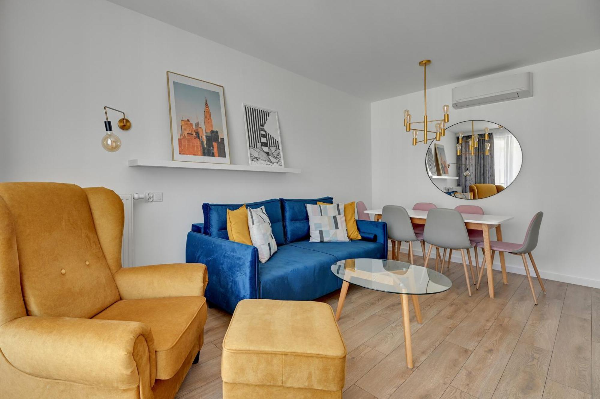 Ferienwohnung Blue Mandarin Old Town Danzig Zimmer foto