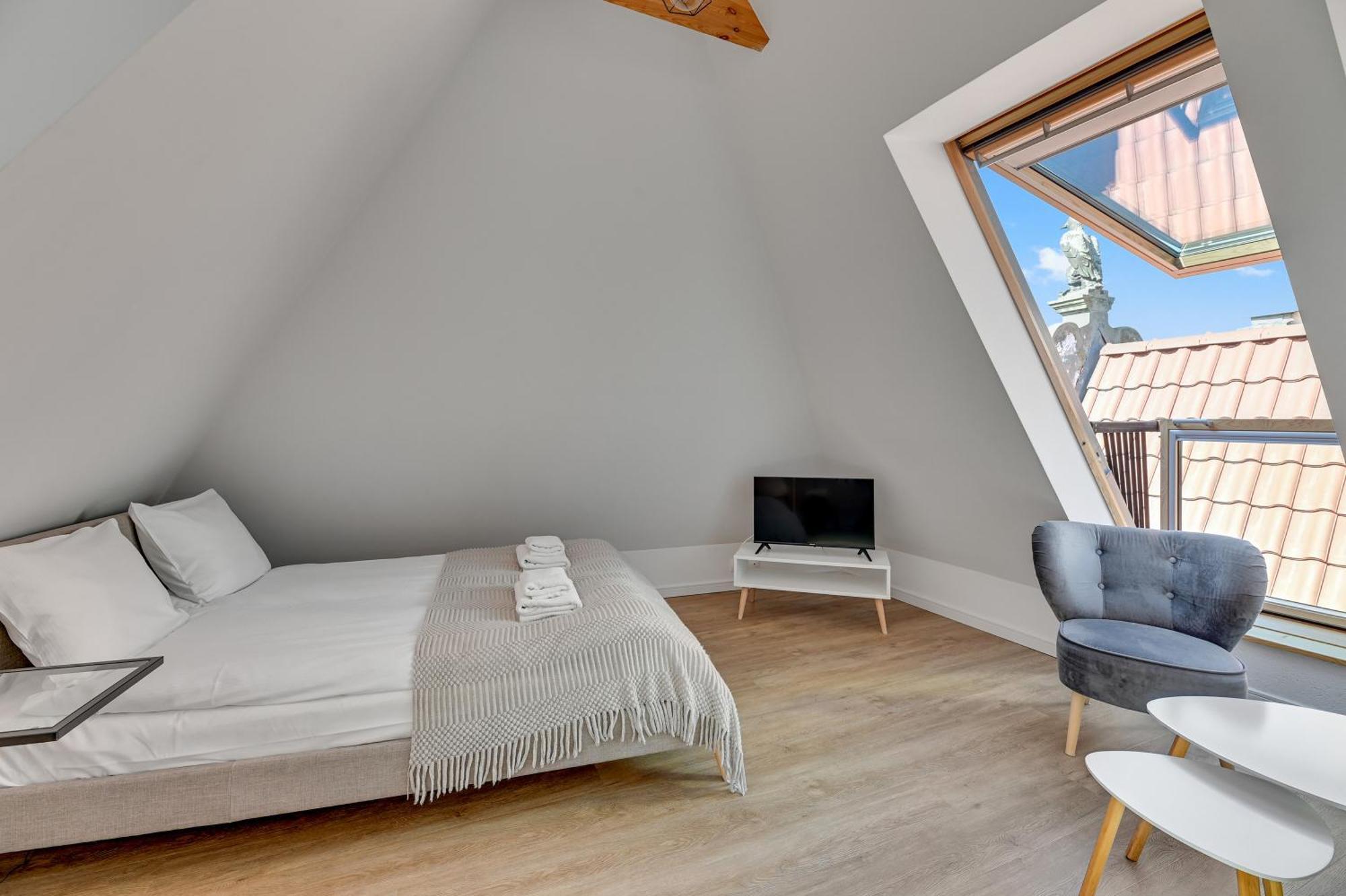 Ferienwohnung Blue Mandarin Old Town Danzig Zimmer foto